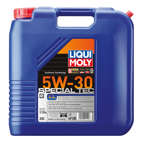 Liqui Moly Special Tec LL - 5W-30 (20 liter)