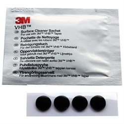 Klæbepude(r) til ParkOne 1 og 2 (Sort) (fs05+fs26)