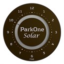 PARK ONE Elektronisk P-skive med solceller (fs46)