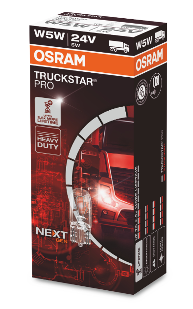 Osram TruckStar Pro W5W 24V Next Gen (1 stk.)