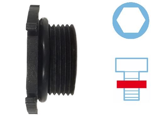 Bundprop Incl. pakning M24 x 1,5 x 12