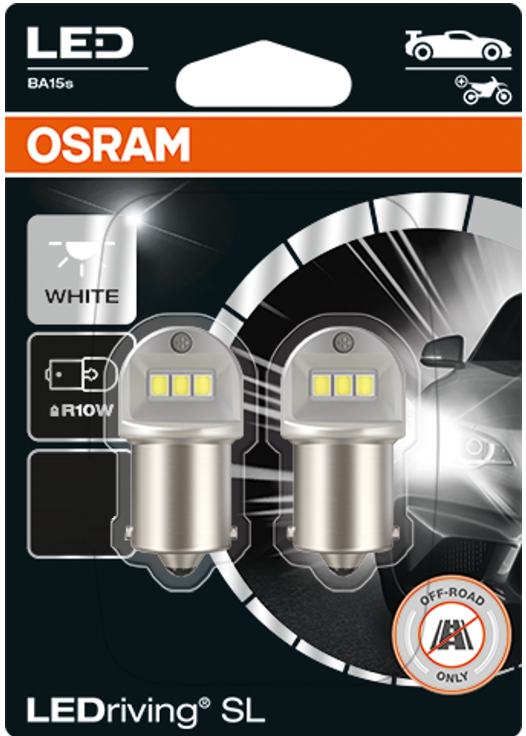Osram LED Pære R10W (2 stk.)
