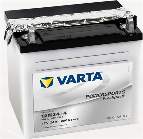 Varta Powersports FreshPack 524101 / 12N24-4