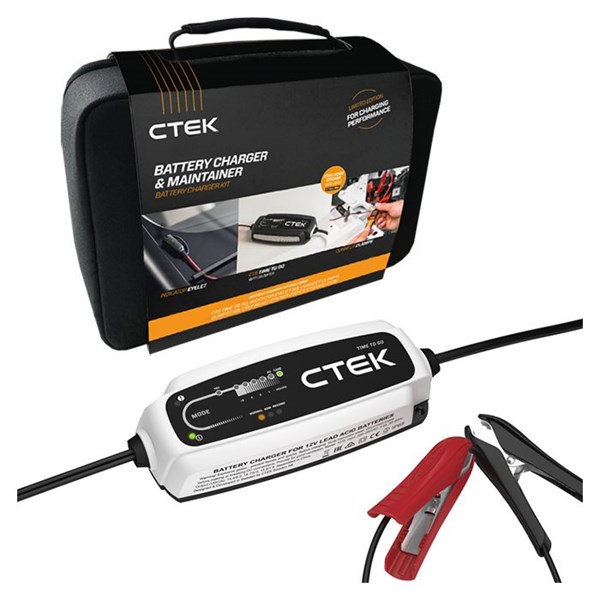 CTEK CT5 "Time to go" kampagnepakke - 12 Volt elektronisk lader med timer