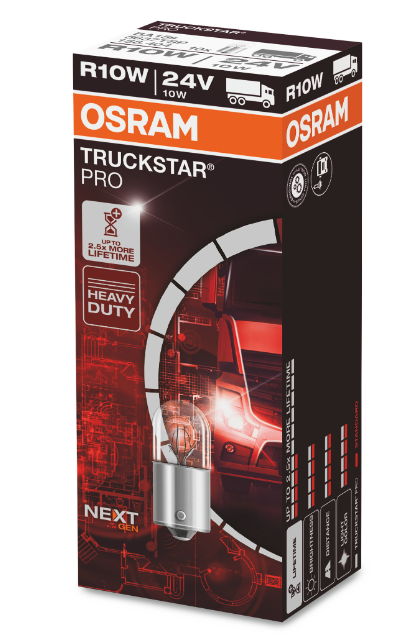 Osram TruckStar Pro R10W 24V Next Gen (1 stk.)