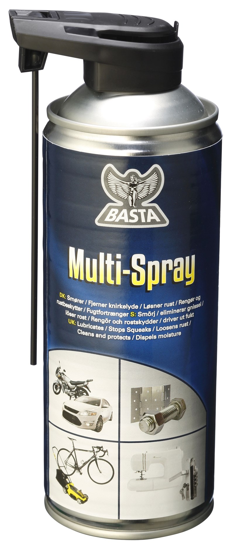 sæt ind Ampere Fremskridt Multispray 999 fra Basta - Smøremiddel til næsten alt