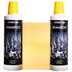 Motip shampoo inkl. svamp (2 x 500ml)