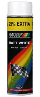 Motip Spraymaling Mat Hvid (500ml)