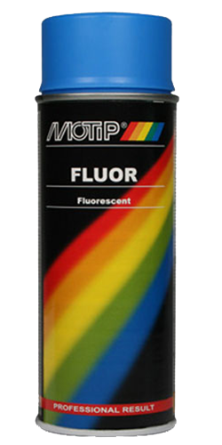 Motip Fluorescerende lak - Blå (400ml)