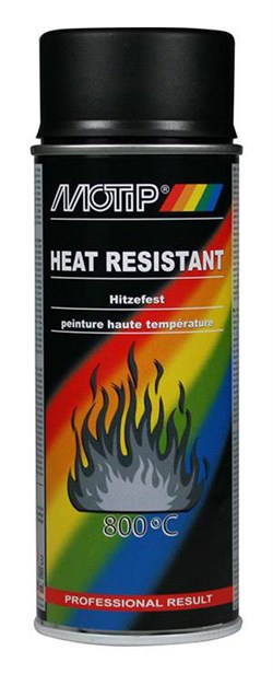 Motip Varmebestandig maling Sort (400ml)