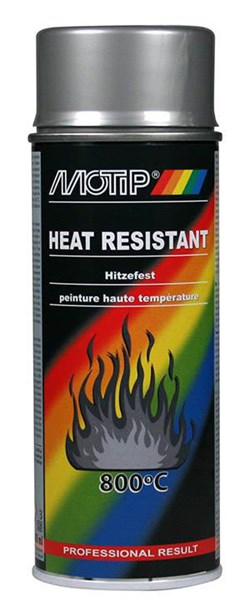 Motip Varmebestandig maling Sølv (400ml)