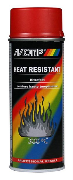 Motip Varmebestandig maling Rød (400ml)