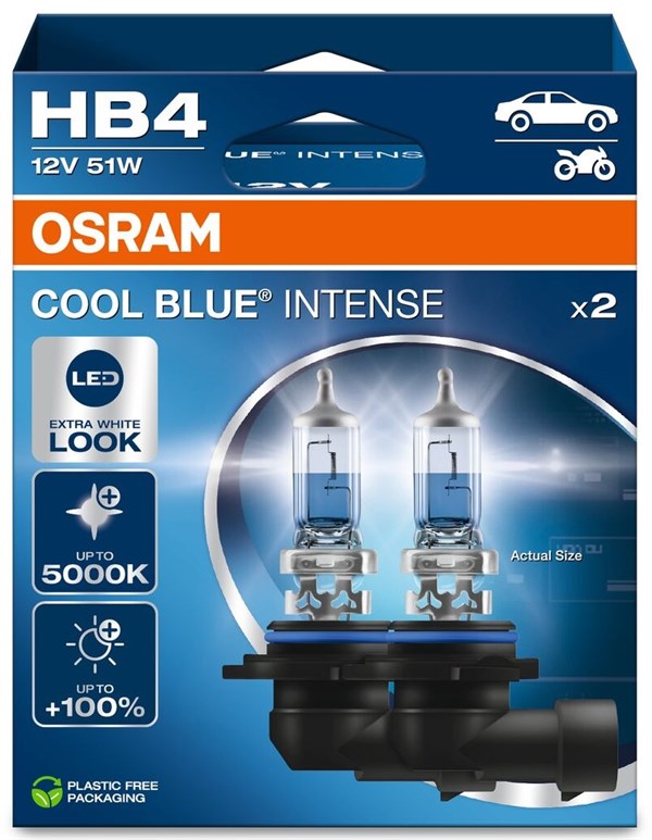 Osram Cool Blue Intense Next Gen HB4 (2 stk.)