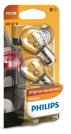 Philips P21/5W (12499) Vision (2 stk.)