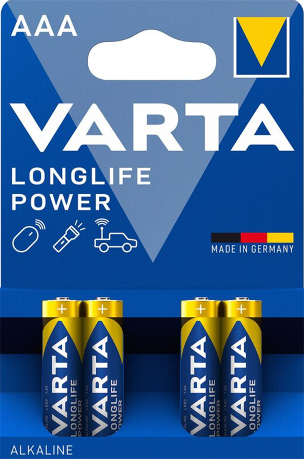 AAA / LR03 Varta Longlife Power batteri (4stk)