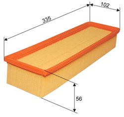 OEM Luftfilter C3485/2 Citroen/Peugeot