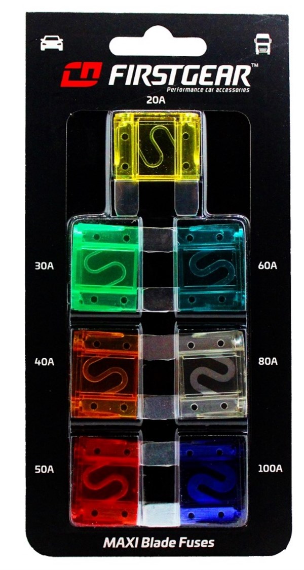 Fladsikring MAXI Sortiment m/7stk