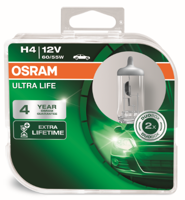 Osram Ultra Life H4 (P) (2 stk.)