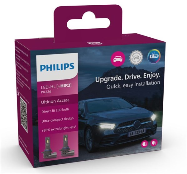 Philips Ultinon Access HIR2 LED pærer (2 stk.)