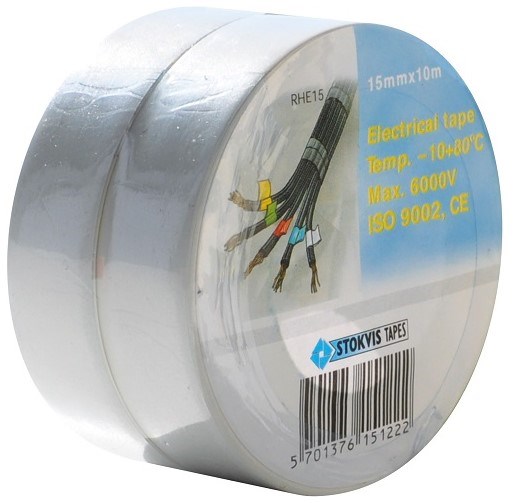 Isolerbånd Hvid  (10m)