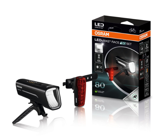 Osram LEDsBIKE Race 80 Lux / 110Lm Lygtesæt