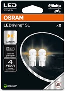 Osram LED Pære Gul W5W (2 stk.)
