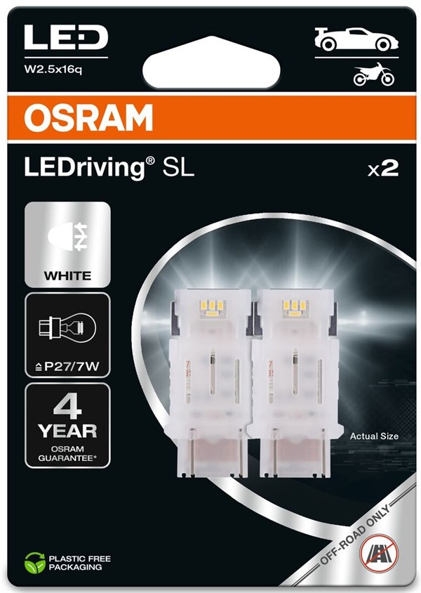 Osram LED Pære P27/7W (2 stk.)
