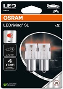 Osram LED Pære Rød P21W (2 stk.)