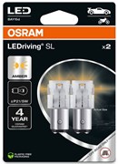 Osram LED Pære Gul P21/5W (2 stk.)