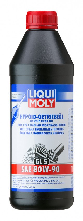 Liqui Moly GL-5 Hypoid Gearolie 80W-90 (1 liter)