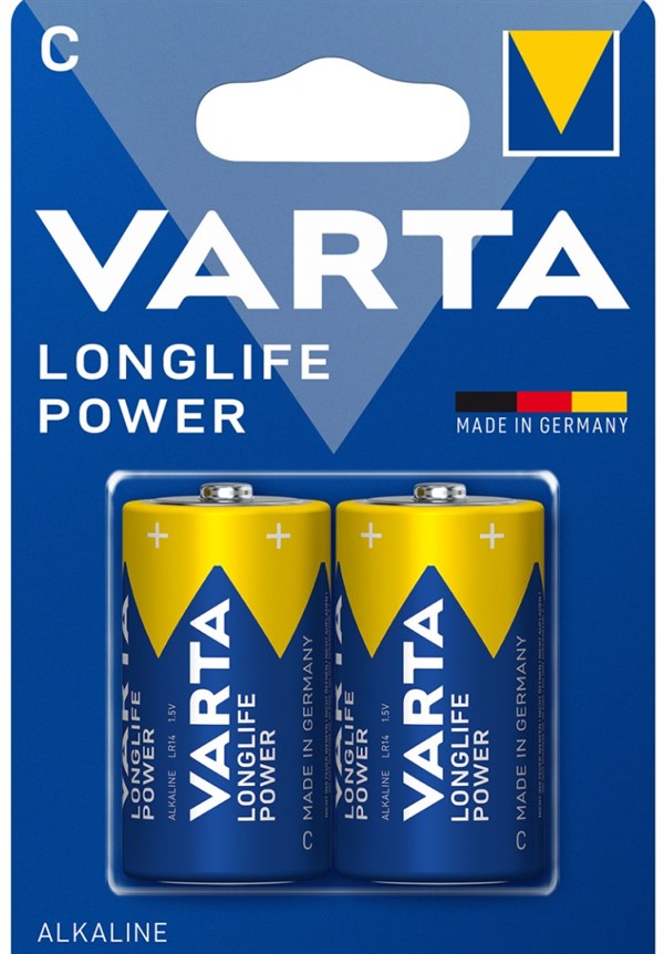 LR14 / C Varta Longlife Power batteri (2stk)