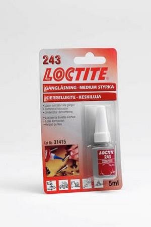 Loctite 243 skruesikring Medium (5ml)