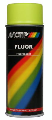 Motip Fluorescerende lak - Gul (400ml)