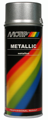Motip Metallic lak Sølv (400ml)