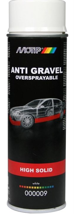Motip Stenslags Spray Hvid - Meget fast (ekstra solid) (500ml)