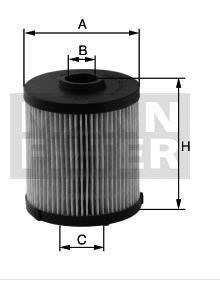 Brændstoffilter PU936/1X Mann & Hummel