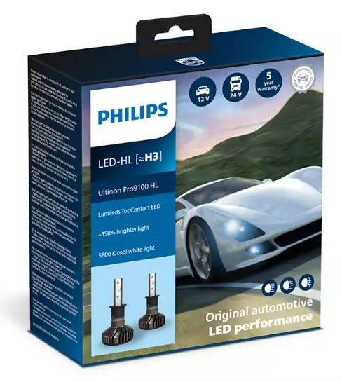 Philips Ultinon Pro9100 H3