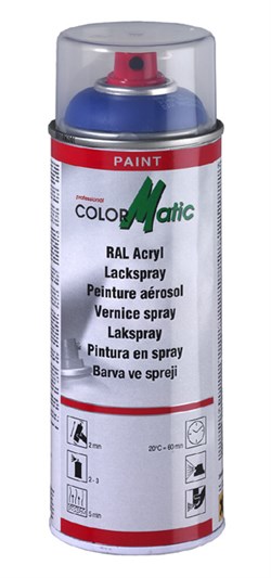 ColorMatic maling, RAL 9006 (Aluminium), Satin-mat (400ml)