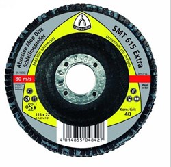 Slibetallerken 115mm Korn 80 "Skrå" 