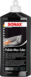 Sonax Polish og wax color - sort (500ml)