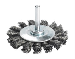 Stålroterbørste 75x9 m/6mm skaft