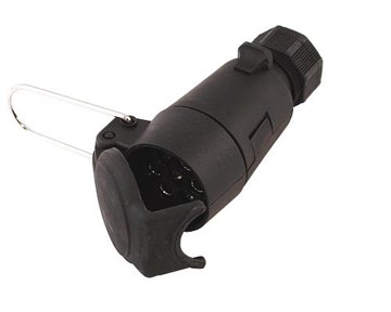 7-Polet Stikdåse "Hun" PVC til Kabel