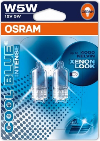 Osram Cool Blue Intense W5W (P) (2 stk.)