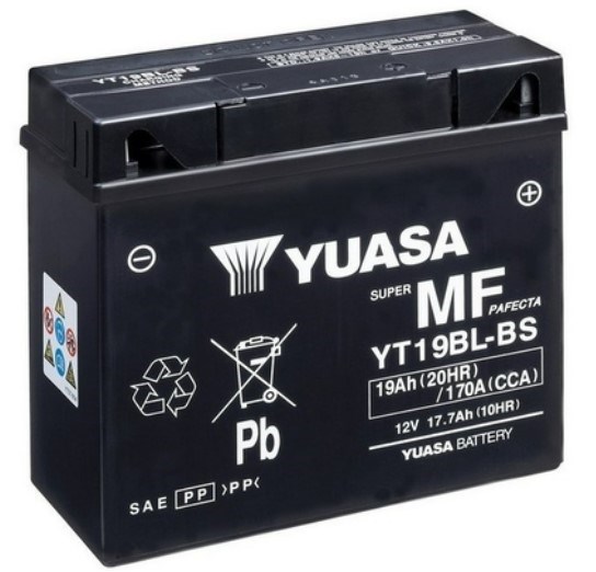 Yuasa Startbatteri YT19BL-BS
