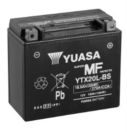 Yuasa Startbatteri YTX20L-BS