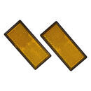Refleks gul 86x40mm 2 stk.