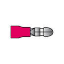 Kabelsko rød han rund 0,5-1,5mm2 10 stk.