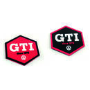 VW GTI gummimagnet, flerfarvet, 2 stk.