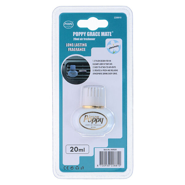 Poppy mini luftfrisker Jasmin, 20 ml.