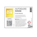 Label Autoglym Autogloss Rinse